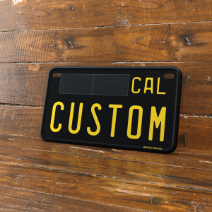 Personalized California 4x7 Motorcycle ATV/UTV License Plate