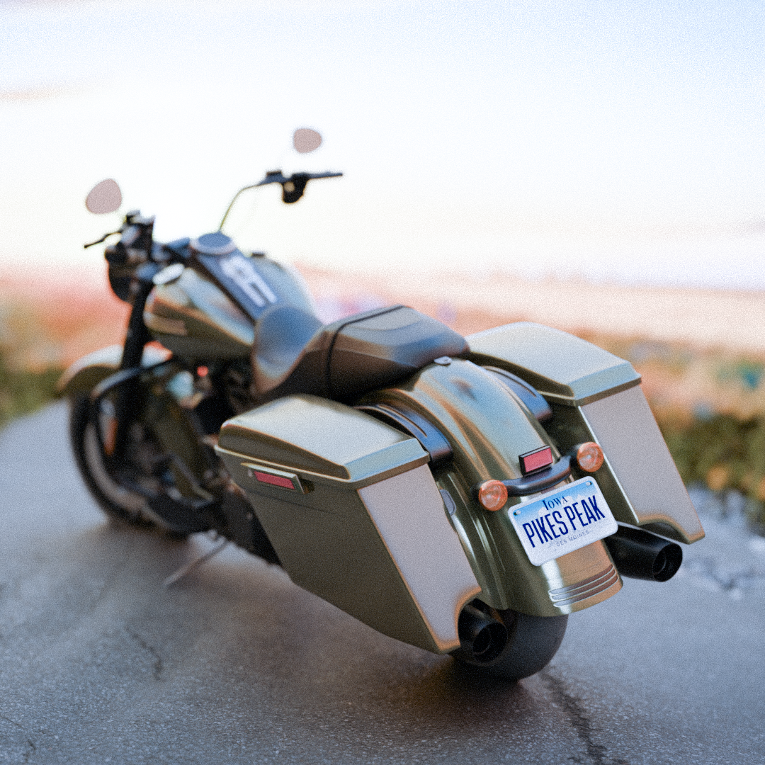Personalized Iowa 4x7 Motorcycle ATV/UTV License Plate - Image 2