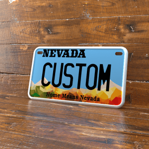 Personalized Nevada 4x7 Motorcycle ATV/UTV License Plate