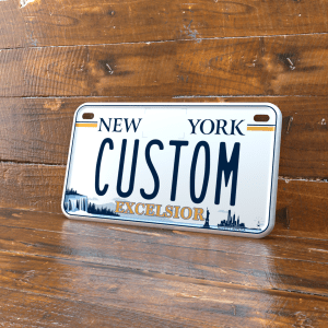Personalized New York 4x7 Motorcycle ATV/UTV License Plate