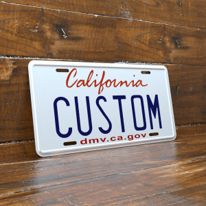 Personalized California 6x12 License Plate
