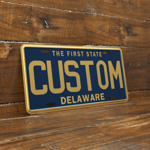 Personalized Delaware 6x12 License Plate