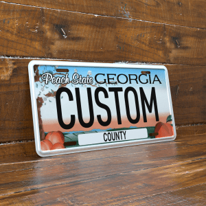 Personalized Georgia 6x12 License Plate