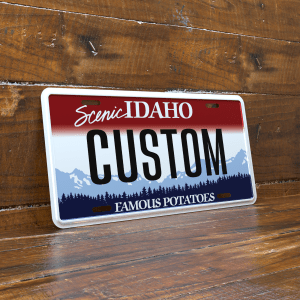 Personalized Idaho 6x12 License Plate
