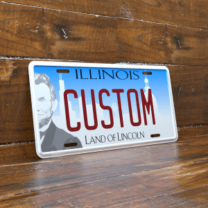 Personalized Illinois 6x12 License Plate