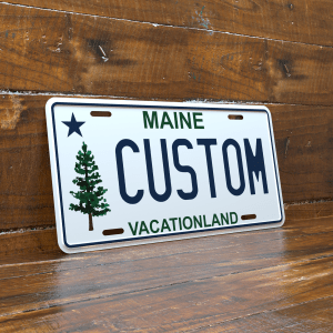 Personalized Maine 6x12 License Plate