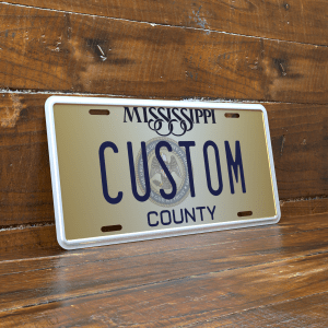 Personalized Mississippi 6x12 License Plate