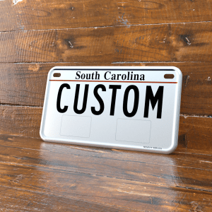 Personalized South Carolina 4x7 Motorcycle ATV/UTV License Plate