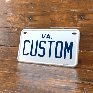 Personalized Virginia 4x7 Motorcycle ATV/UTV License Plate